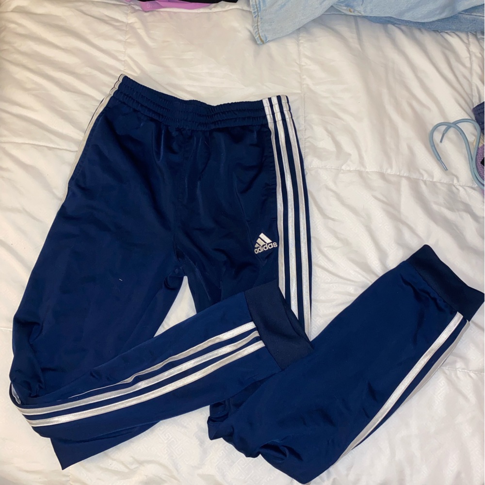 Blue Adidas Athletic Sweatpants